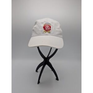 Jim Beam Embroided Adjustable Hat Strapback Dad Hat White